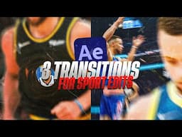 Transition Ideas For Sport Edits | After Effects Tutorial