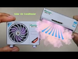 How To Best Miniature Air Conditioner Unboxing & Test Video || Best Gadgets Solar AC