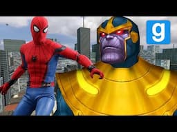 THANOS Vs SPIDERMAN | Garry's Mod Funny Moments (Gmod Sandbox)