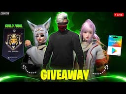 LION GAMERZ LIVE GUILD TEST | LIVE FREE FIRE GIVEAWAY #freefire #live