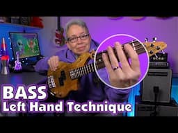 Bass Left Hand Technique Basics For Beginners