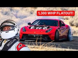 SURVIVING  FULL THROTTLE 1.300 WHP TWIN TURBO FERRARI F12!