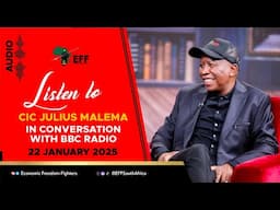 President Julius Malema in conversation with Mpho Lakaje, on BBC Radio