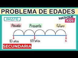 E1 Problema de edades | LIMATEJ Secundaria 2023 | Concurso de Matemáticas