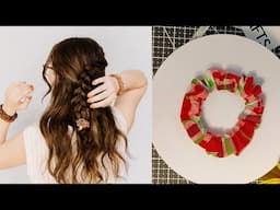 Skinny Scrunchie at home | DIY Scrunchie