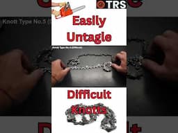 Can You Untangle This Impossible Chainsaw Chain?