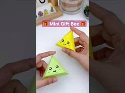 Try this Mini Gift Box 🎁 Idea #diy #craft #shorts