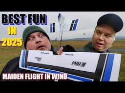 THE BEST FUN IN 2025 with UMX Slow Ultra Stick BNF MAIDEN FLIGHT and TEST IN THE WIND