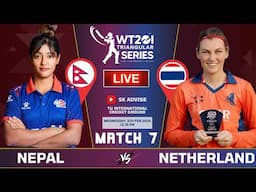 NEPAL'S WOMENS VS NETHERLAND'S WOMENS 7TH MATCH TRI-NATION SERIES 2025 LIVE COMMENATARY | NEPVSNED