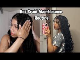 Boho Knotless Maintenance Routine