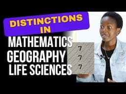 DISTINCTIONS IN MATHEMATICS, GEOGRAPHY & LIFE SCIENCES. SHARON EXPLAINS THE TRICKS  THUNDEREDUC