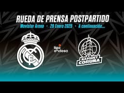 Post-game Press Conference | Real Madrid -Leyma Coruña | Jornada 18 Liga ACB