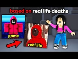 The DARK TRUTH about ROBLOX GAMES based on REAL LIFE TRAGEDIES!