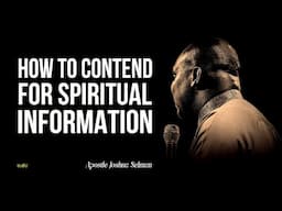 THIS IS HOW TO EXAMINE YOUR UNDERSTANDING - APOSTLE JOSHUA SELMAN