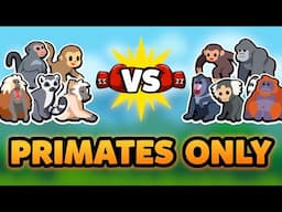 Super Auto Pets but we can only use PRIMATES