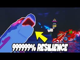 Catching MEGALODON with MAX RESILIENCE in Roblox Fisch