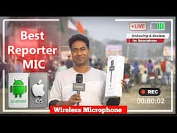 Cheap & Best Professional Wireless Mic for News Reporter ( Android Phone & iPhone )  Comica Revo - S