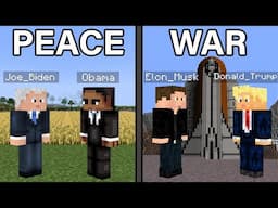 I Made Presidents Simulate Civilization in Minecraft..