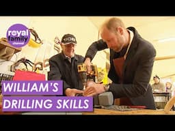 Prince William Helps To Build a ‘Tree Hugger’ During Community Centre Visit in Scotland