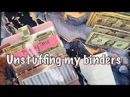 Let’s Chat| Unstuffing my binders#cashenvelopestuffing #money #cashstuffingsystem