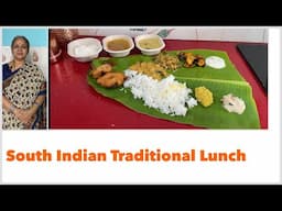 Traditional South Indian Lunch I No Onion No garlic I Satvik Food