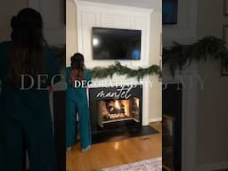 Decorating my house for Christmas🌲 Christmas mantel decorating ideas #christmasdecorating