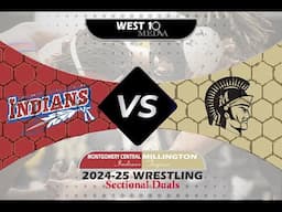 2024-25 TSSAA Wrestling Dual Sectionals Montgomery Central @ Millington