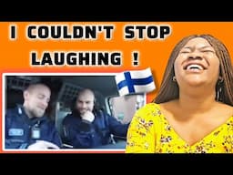 Canadian🇨🇦Reacts To Finnish police officers trying to speak chinese /other languages #comedy #funny