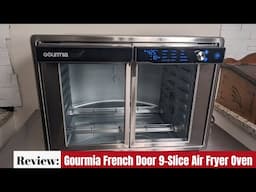 Gourmia French Door 9-Slice Digital Air Fryer Oven Review