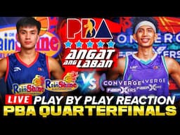 🔴RAIN OR SHINE vs CONVERGE │ PBA COMMISIONERS' CUP Play-by-Play Reaction & Scoreboard