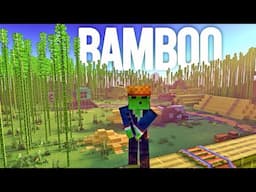 NEW Actions & Stuff/Bamboo Logging Camp Build! - Let's Play Minecraft 654