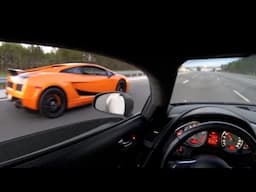 Audi R8 and Lamborghini Gallardo Superleggera Cruising Around!