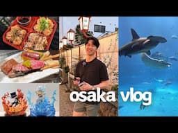 japan vlog: days in osaka | street food, aquarium, dotonburi