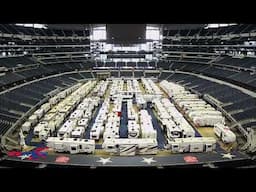 We put over 120 RVs inside AT&T Stadium in 72 hours