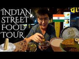 INDIAN STREET FOOD TOUR 🇮🇳 - Aloo Pyaz, Paratha, Kulfi, Pani Puri, Rasmalai Shake in Jaipur, India!