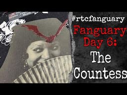 #rtcfanguary - Fanguary Day 6 - The Countess - Coffin Shaped Fabric Tag