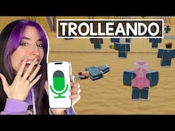 TROLLEAMOS A MIS AMIGOS CON CHAT DE VOZ EN EL JUEGO DEL CALAMAR 😆 ROBLOX