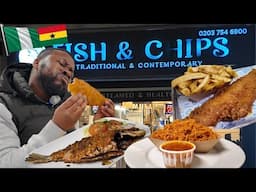 Epic FISH & CHIPS with a WEST AFRICAN Twist! EVERY FISH BAR Review