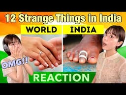 12 Strange Things You Only See in India 🇮🇳🇯🇵JAPANESE REACTION!! Reaction on India