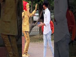 Statue Man Throwing Water Balloon Prank Part 4 shorts  || BY AJ-AHSAN || |AJ-Ahsan