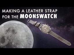 Handcrafting  a leather MoonSwatch strap – Leathercraft tutorial