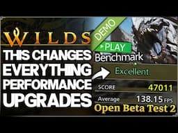 Monster Hunter Wilds - Open Beta Warning & HUGE Performance Improvements - Benchmark Tool Guide!