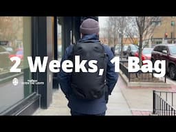 Two Weeks, One Bag | Minimalist Pack With Me | Tortuga Expandable Backpack