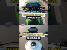 0 - 100 KMPH Test - Kawasaki KLX 230 Vs Hero Xpulse 200 4V