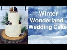 Winter Themed Wedding Cake | Epic Confections