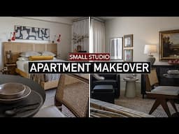 SMALL STUDIO APARTMENT MAKEOVER - decorating ideas, DIYs, full tour