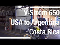 Storing the motorcycle in Costa Rica, again - USA to Argentina - V-Strom 650 - Ep18