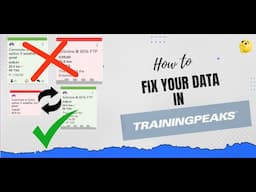 How to fix incorrect data uploads in Training Peaks