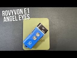 RovyVon E1 Angel Eyes: Dual Power EDC Flashlight Overview!