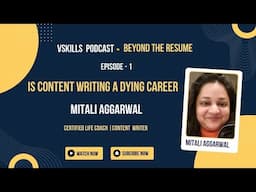 Is Content Writing Dying as a Career? | Inside Story with Ms. Mitali Agarwal | Life Coach & Writer